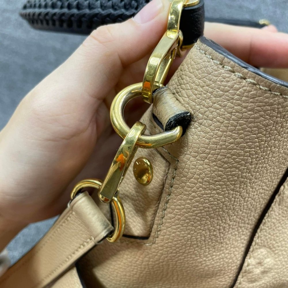 Auth Louis Vuitton Bagatelle Empreinte beige 2 way - Picture 5 of 13